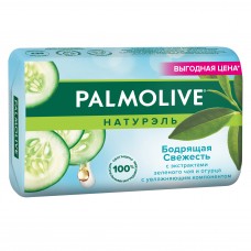 ПАЛМОЛИВ мыло 150г Бодрящая свежесть (Зеленый чай и огурец) ВЫГОДНО